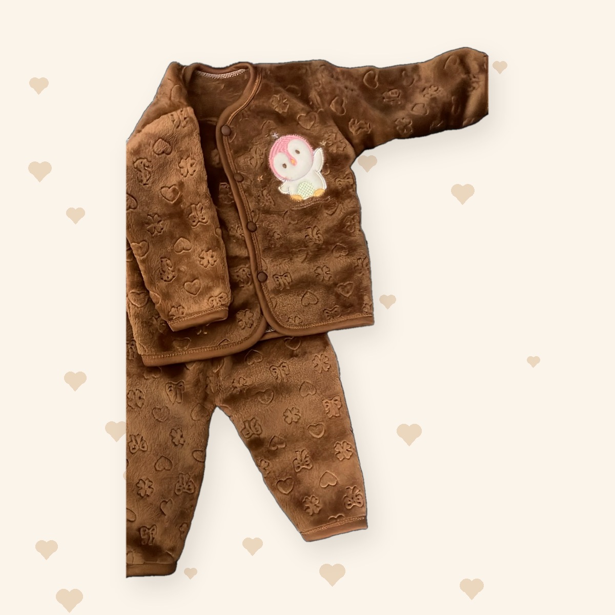 WC-1 Embossed Fleece Baby Winter Cloth