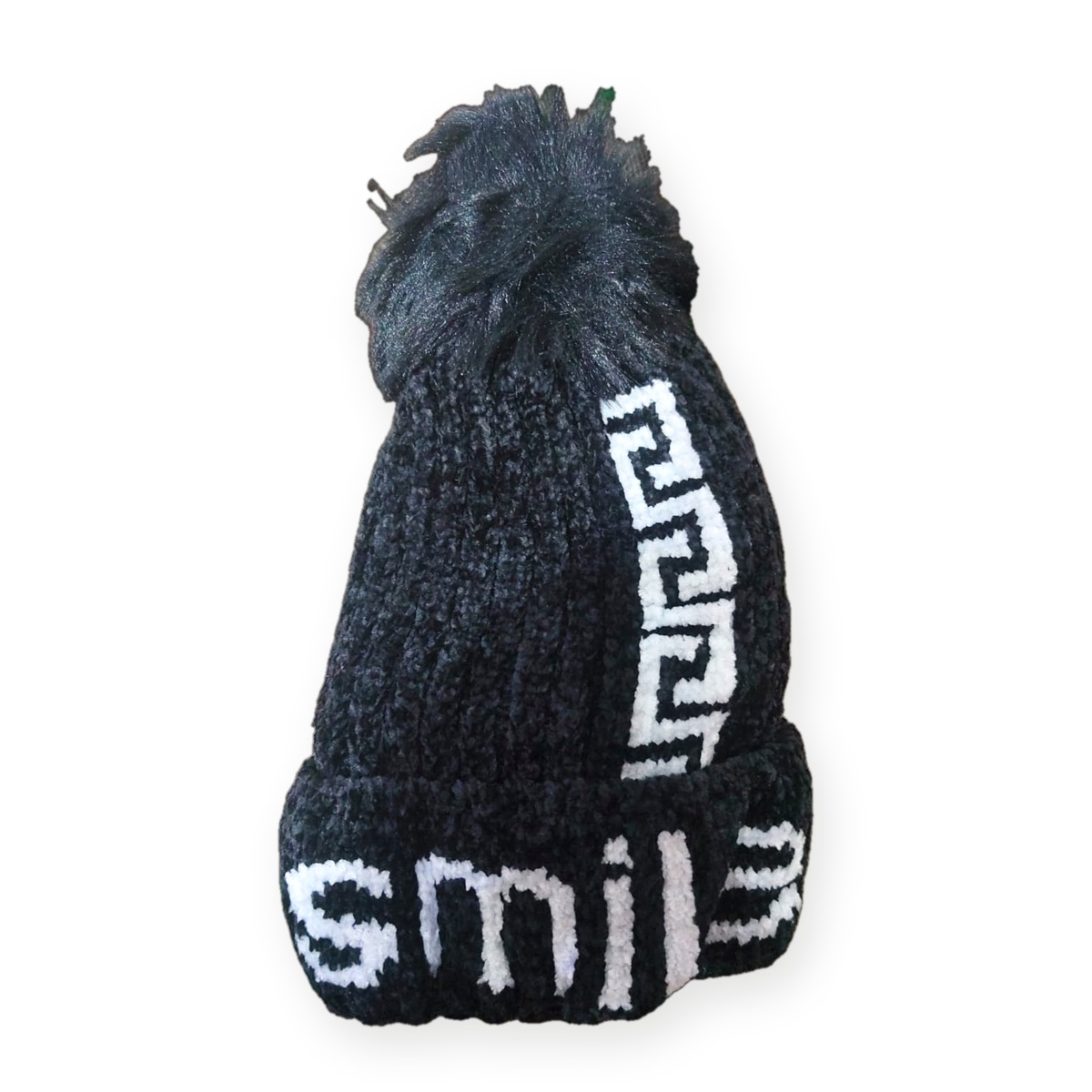 WCP-2 "Smile" Pom-Pom Winter Baby Cap